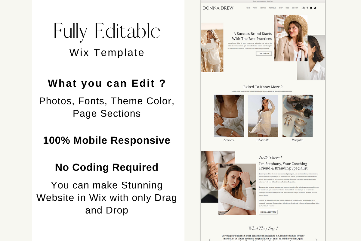 Wix Website Template, a Wix Template by AdvertFox (Photo 5 of 10)