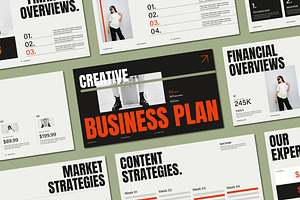 Business Plan Presentation Template, a Presentation Template by Mighty-Slide