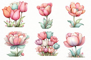 Whimsical Spring Tulip Clipart, an Illustration by Designworld (Thumbnail 2 of 8)