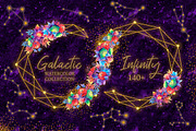 Galaxy floral watercolor collection, a Texture Illustration by UlitkaStudio (Thumbnail 1 of 27)