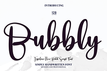 Bubbly | Script Font