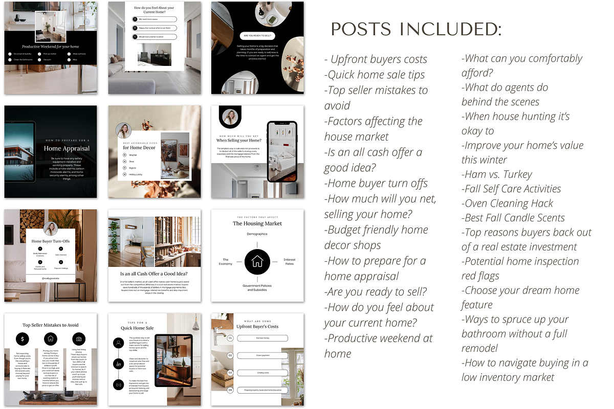 November Real Estate Instagram Posts, a Social Media Template by Marketing Templates Co. (Photo 7 of 10)
