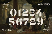 Granbury - Modern Bold Sans, a Sans Serif Font by Cruzine (Thumbnail 8 of 8)
