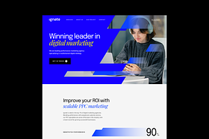 Digital Marketing Figma Landing Page