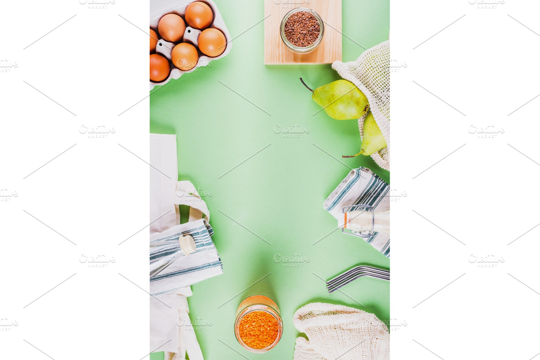Zero waste food shopping accessories featuring zero waste, food, and shopping, a Food & Drink Photo by Lifemorning