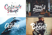 The Beard - Branded Typeface +Extras, a Script Font by Dirtyline Studio (Thumbnail 7 of 15)