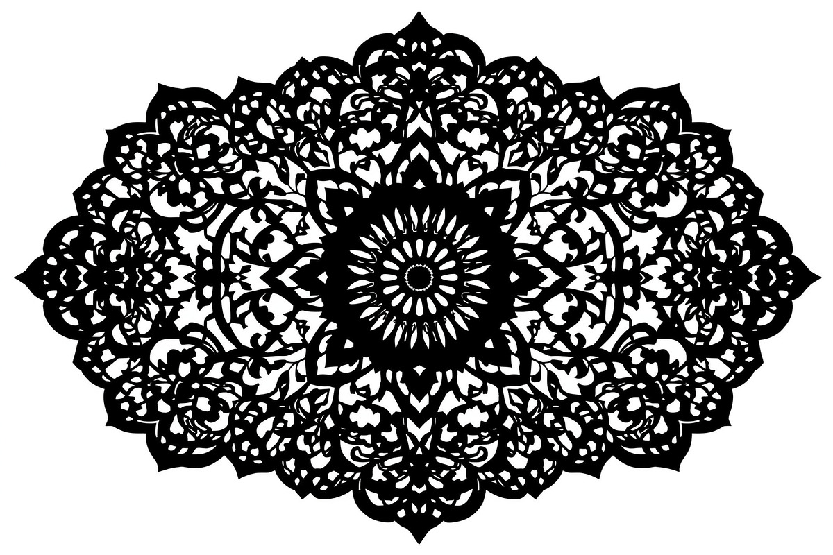 Elegant Floral Border Vector Design., an Illustration by Amazin_art (Photo 15 of 19)