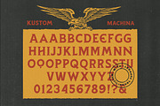 Kustom Machina - Font Duo & Bonus!, a Serif Font by IronbirdCreative (Thumbnail 10 of 10)