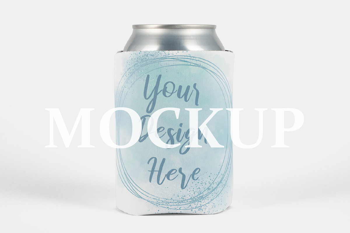Can Cooler, Sleeve Mockup. PSD file, a Cups & Container Mockup by MockupsBox (Photo 1 of 5)