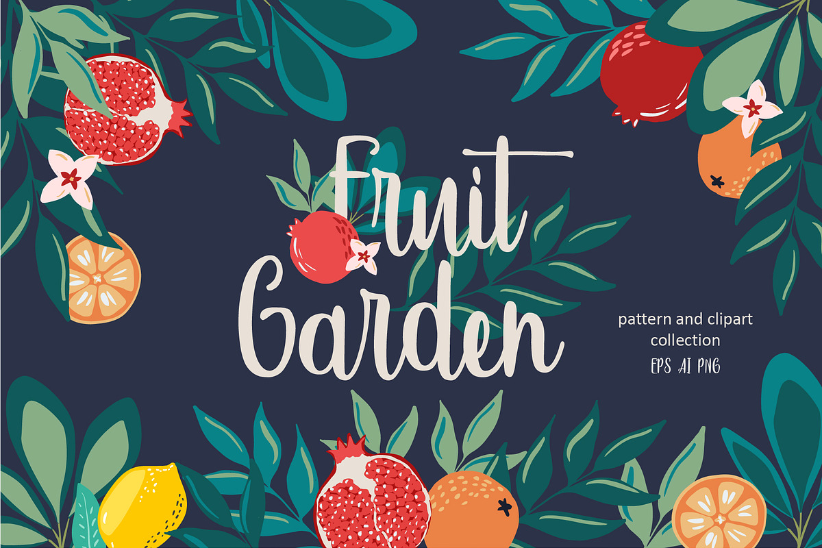 Graphic Bundle clipart & pattern, a Background Graphic by Cozy pattern shop (Photo 24 of 37)