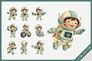 Kawaii Little Robot Cute Character, a Technology Illustration by Gohsantosa (Thumbnail 3 of 4)