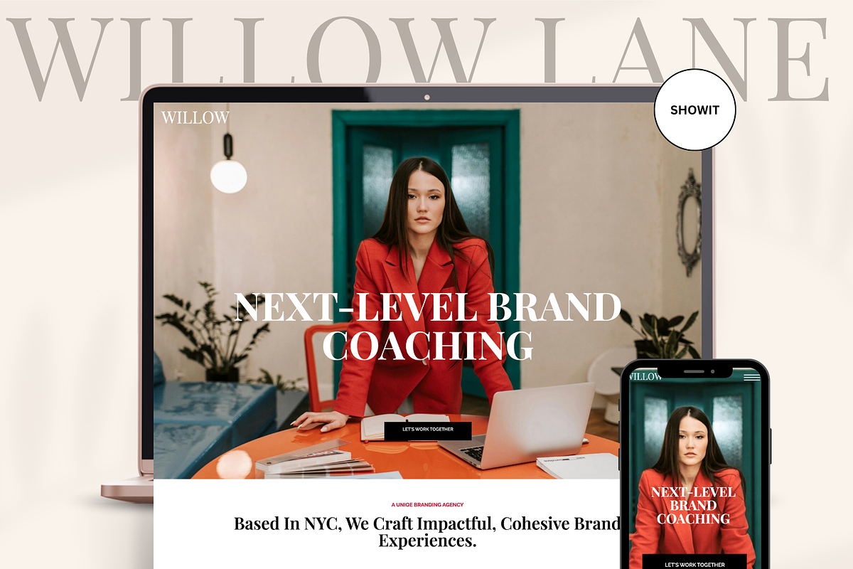 Showit Website | Willow Lane, a Websites & App Template by thrivedigitally (Photo 1 of 7)