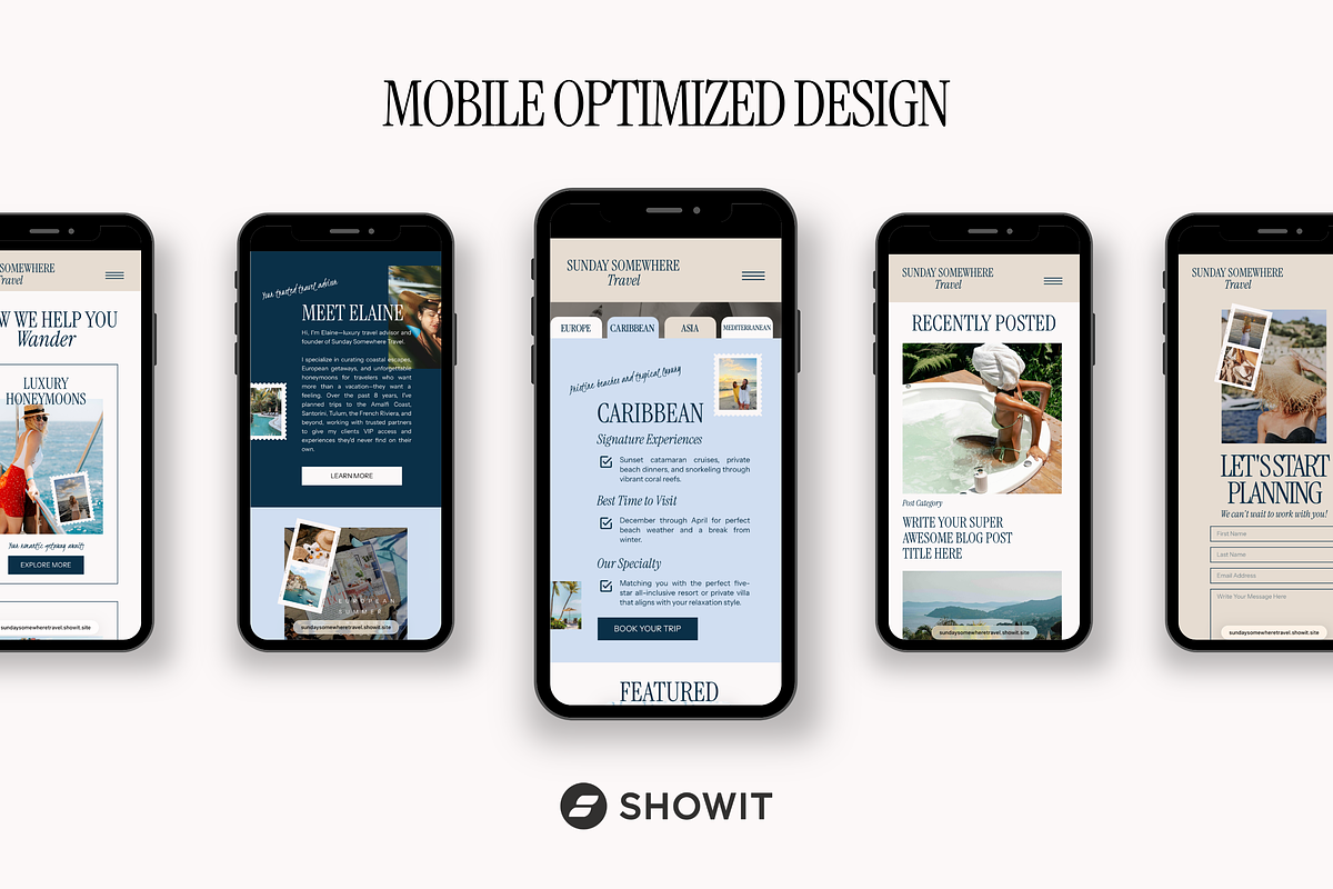Luxury Travel Agency Showit Website, a Squarespace Template by Warmsoulgallery (Photo 11 of 14)