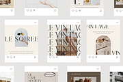 Cafe Society Social Media Templates, a Social Media Template by Le Maison Bohem (Thumbnail 3 of 11)
