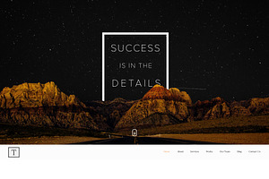 TEONA One Page Creative Agency Psd