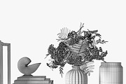 decorative set 03, an Object 3D Model by 3dcruz (Thumbnail 5 of 7)