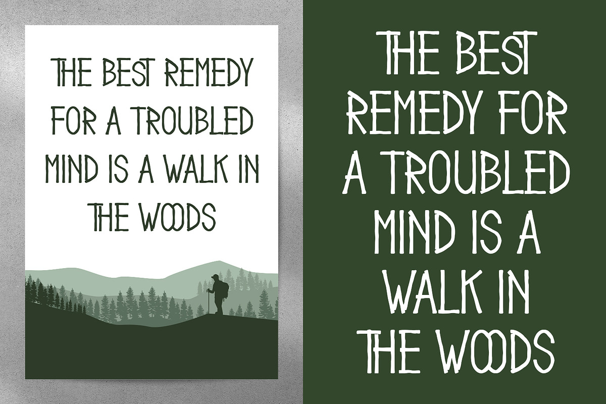 Waqfuio Decorative Display Font, a Sans Serif Font by Maulana Creative (Photo 3 of 7)