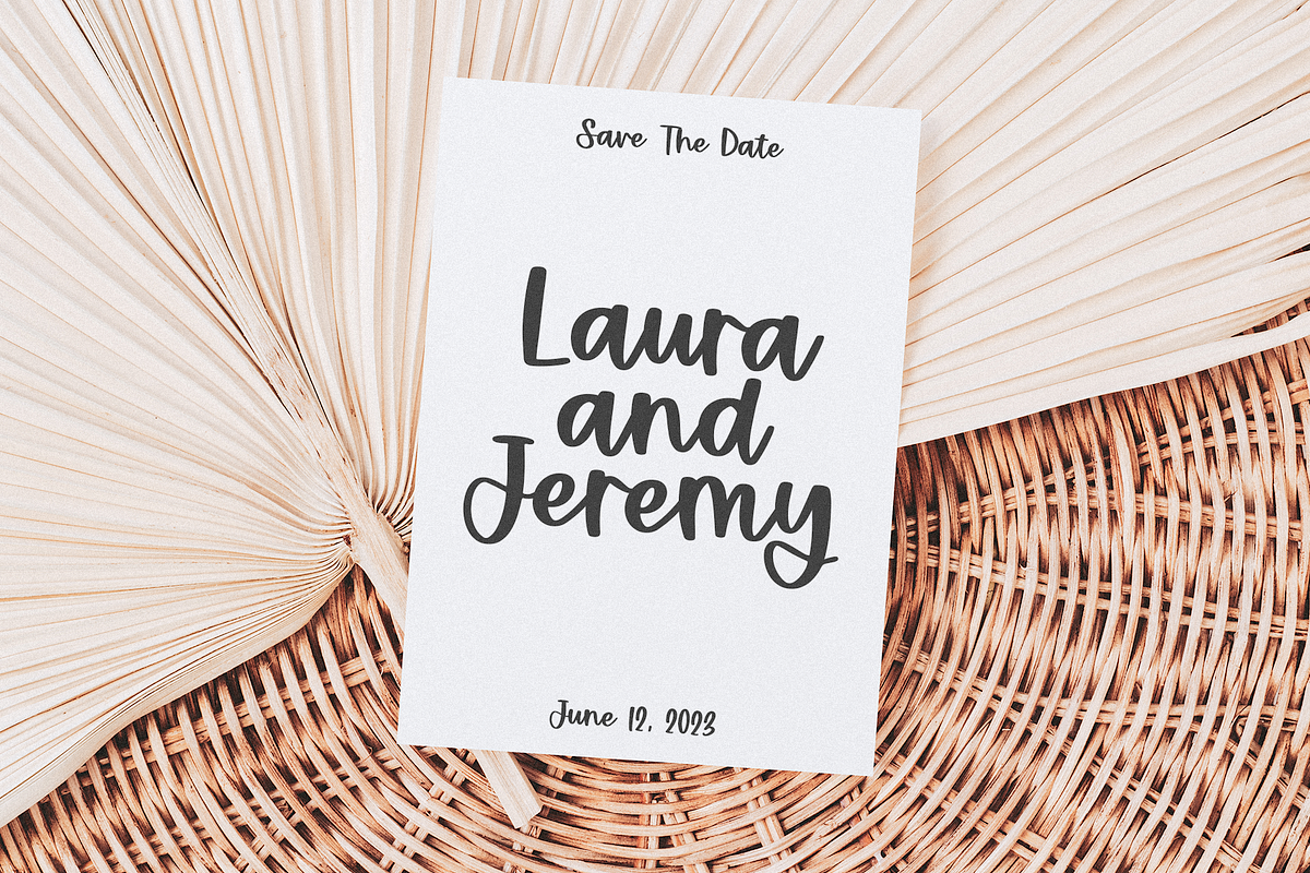 Paradise Sunrise | Cute Script Font, a Script Font by KA Designs (Photo 3 of 11)