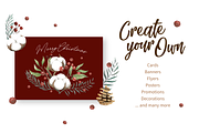 Watercolour Cotton Christmas, an Illustration by Nat (Thumbnail 3 of 3)