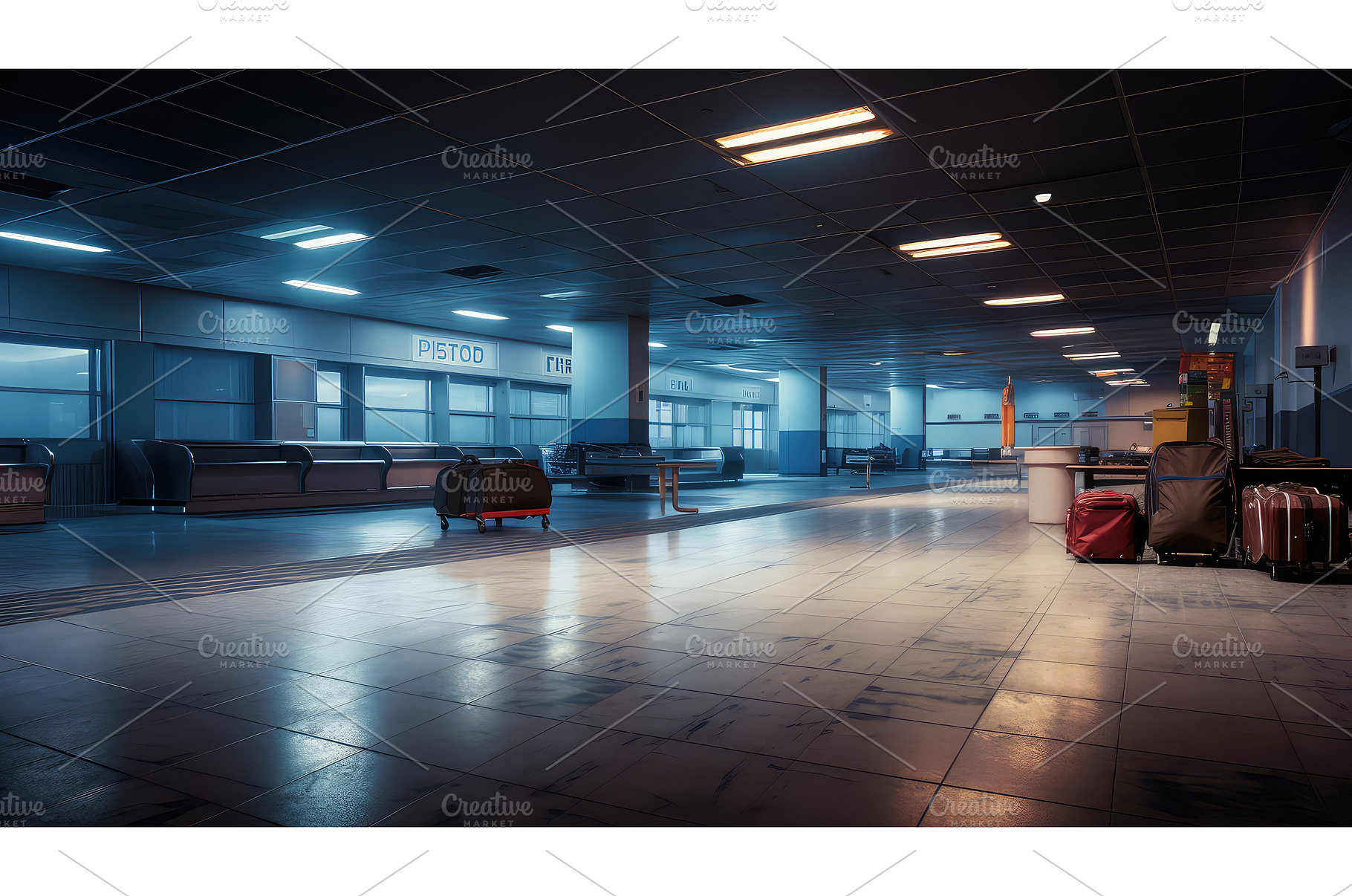 pandemic empty airport background ai, a Background Photo by pikepicture