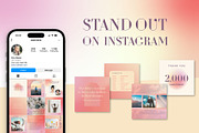 Instagram: Soft Dreams, a Social Media Template by Liseno Designs (Thumbnail 8 of 8)