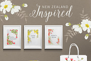 Florals - Inspired by New Zealand, an Illustration by Ingrid Marais Design (Thumbnail 2 of 5)