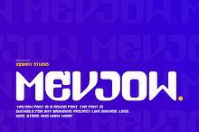 Mevjow - Round Font