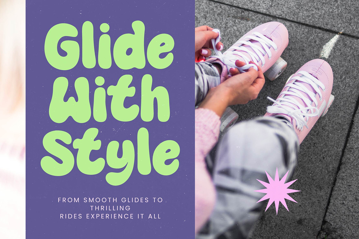 Funky Glitz Retro Bubble Font, a Serif Font by timelesstype.co (Photo 5 of 20)