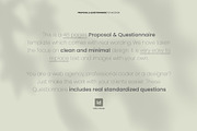 Proposal & Questionnaire | Indd, a Brochure Template by Imagination Area (Thumbnail 12 of 14)