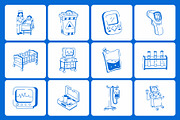 Nursing Doodles Icons Set, an Outline Icon by Vectors Market (Thumbnail 6 of 8)