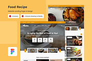 Eato - Food Recipe Landing Page V1, a Landing Page Template by twinstd (Thumbnail 1 of 5)