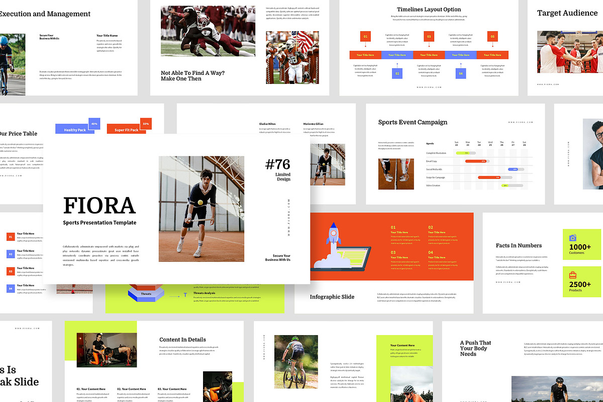 Fiora : Sports Google Slides, a Presentation Template by Punkl Camp (Photo 1 of 9)