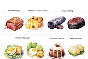 British Food Clipart, Fish and Chips, a Food Illustration by BrushstrokeArtGB (Thumbnail 6 of 9)