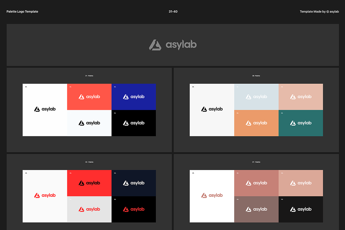 50 Palette Color Logo Mockup - PSD, a Product Mockup by Asylab (Photo 19 of 47)