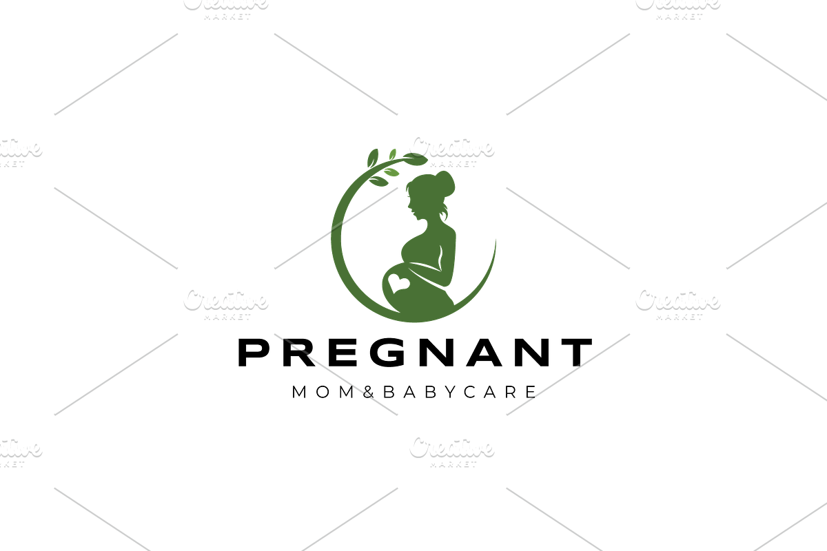 Pregnant icon template illustration, a Branding & Logo Template by Dyn Studio (Photo 2 of 2)
