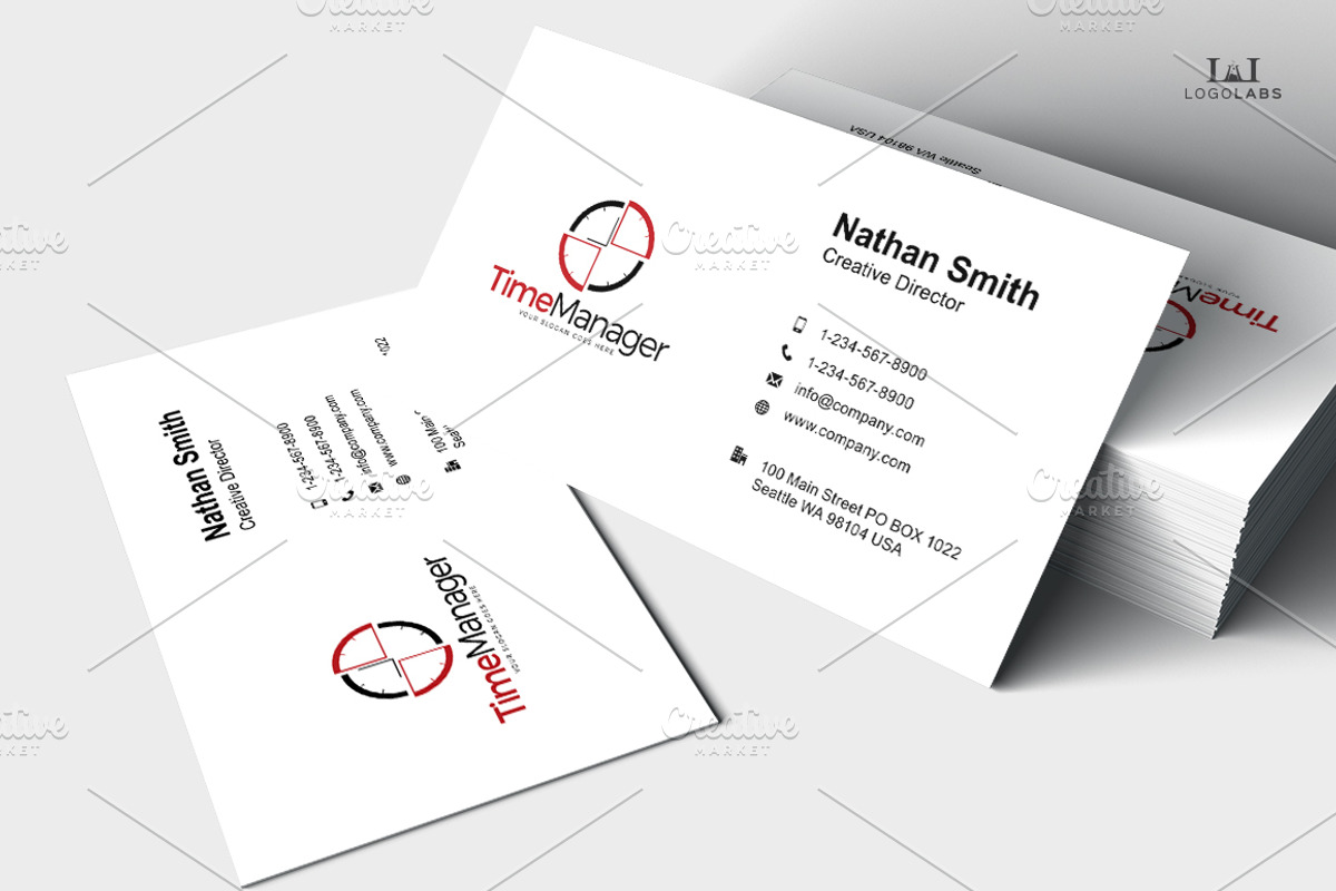 Time Manager Logo, a Branding & Logo Template by LogoLabs