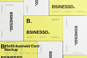 85x55 Business Card Mockup, an Advertising Mockup by Toasin Studio (Thumbnail 1 of 7)