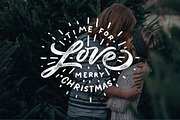 Merry Christmas 9 Lettering, a Texture Illustration by Davihero (Thumbnail 8 of 11)