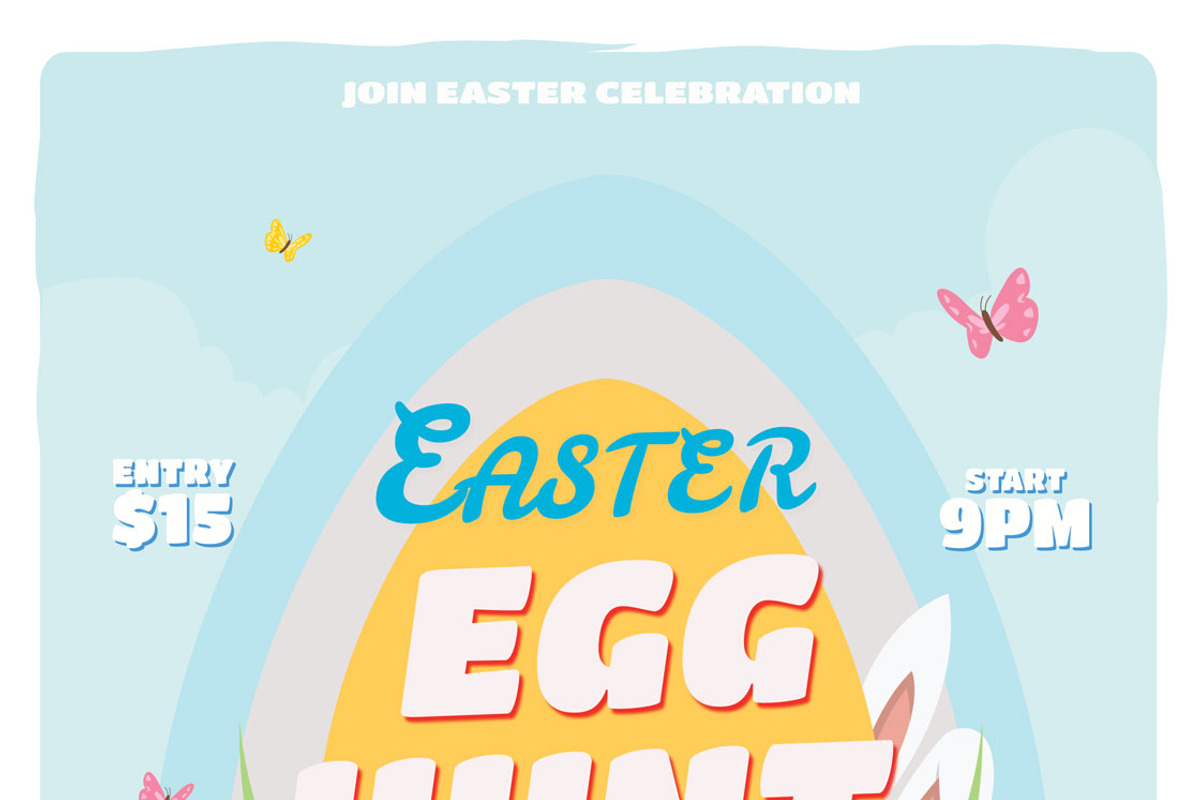 Happy Easter Party Flyer, a Flyer Template by Artolus (Photo 4 of 5)
