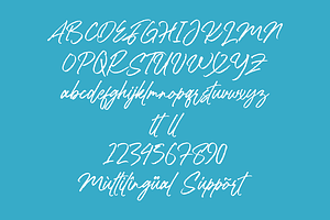 Sanding - Script Font