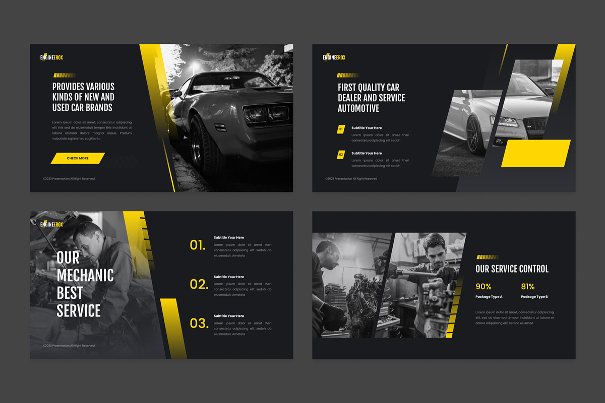 Engineerox - Automotive Powerpoint, a Presentation Template by GraphauseProject (Photo 6 of 7)