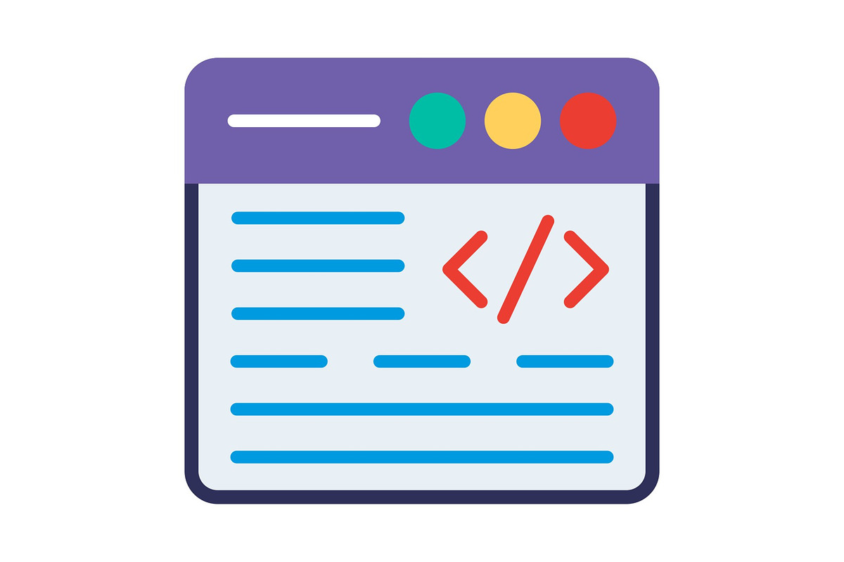 Coding Flat Icon, a Duotone Icon by Pexelpy (Photo 1 of 2)