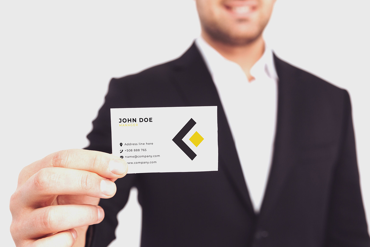 12 Business Card Mockup #1, a Print Template by Walentin (Photo 3 of 13)