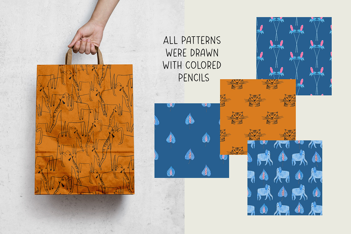Patterns from the box of pencils 2, a Pattern Graphic by Annakniaz (Photo 5 of 10)