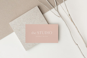 Sand Business Card Photo Mockups