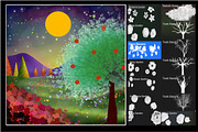 Garden & Orchard Procreate Brushes, a Brush Add-On by Willow & Wheat (Thumbnail 3 of 4)