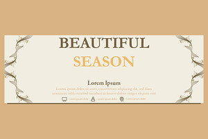 Abstract Floral Banner Template, a Marketing Template by sekitarief