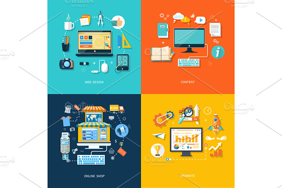 Internet shopping web design preview 2