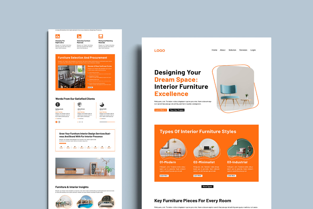 Furniture UI and Interior Design, an UI Kit Template by MightyDesign (Photo 2 of 6)