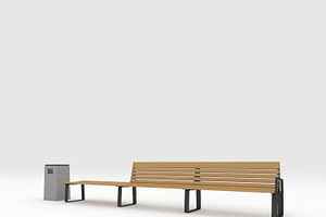 3D Model Bench Park 52